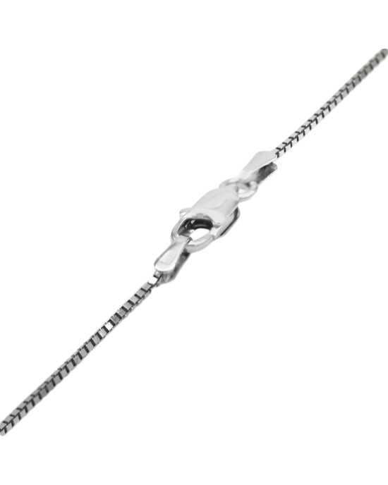 Diamond Multi-Shape Linear Drop Necklace in White Gold
